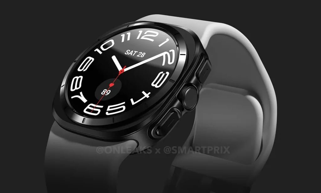 Samsung Galaxy Watch 7 Ultra leaked renders squarish design1